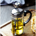 Heat-Resistant Glass tea Kettle , Stainless Steel Plunger